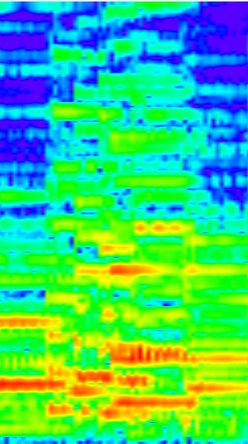 STFT, linear frequency scale
