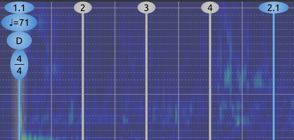 Measure editing mode